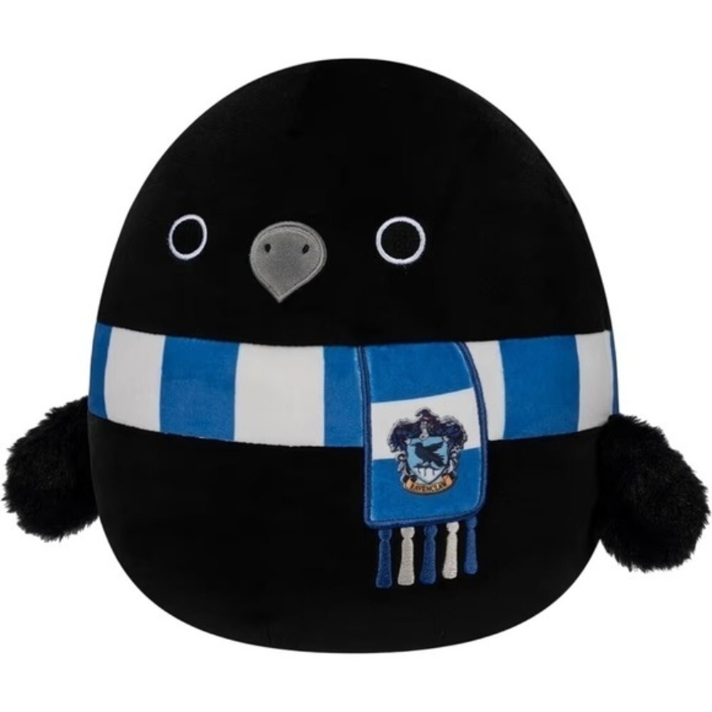 Squishmallows Harry Potter 10-Inch Ravenclaw Raven Plush Medium-Sized Black Blue